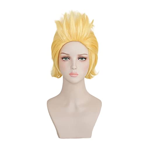 Million Mirio Toogata Golden Short Cosplay Wig Boku no Hero Academia Heat Resistant Synthetic Hair Wigs