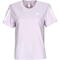 adidas Damen T-Shirt (Short Sleeve) Own The Run Tee, Silver Dawn, IC5192, M