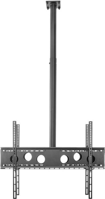HAGOR HA DH Duo L - Befestigungskit (Klammer) - für 2 LCD-/Plasma-Konsolen (Back-to-Back) - Schwarz - Bildschirmgröße: 140-191 cm (55-75) - Deckenmontage