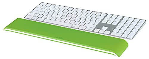 Leitz Ergo WOW verstellbare Tastatur-Handgelenkauflage, Zwei Höheneinstellungen, Grün/Weiß, 65230054