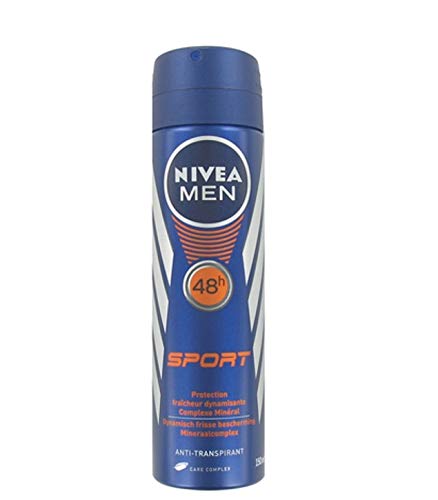 6 x NIVEA Men Deospray"Sport", Anti-Transpirant - 150ml