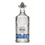 Sierra Antiguo Plata (1 x 700 ml) – reiner Tequila Blanco aus 100 % Blaue Weber Agave – Tequila mit klarer Agaven- und Zitrus-Note – ideal für Cocktails wie Margaritas – 40 % Alk.