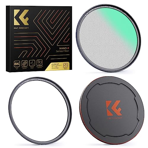 K&F Concept Nano X-Serie Magnetischer Black-Mist 1/4 Black Promist 1/4 Filter Effektfilter-82mm