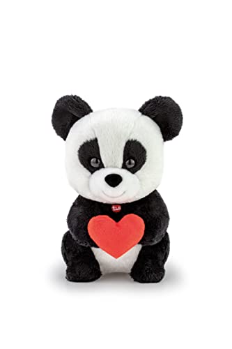 Trudi TUDN0000 Trudino Panda I Love You, Weiß/schwarz