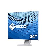 EIZO FlexScan EV2456-WT 61,1 cm (24,1 Zoll) Ultra-Slim Monitor (DVI-D, HDMI, D-Sub, USB 3.1 Hub, DisplayPort, 5 ms Reaktionszeit, Auflösung 1920 x 1200) weiß