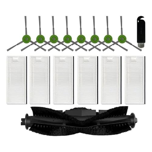LIZONGFQ 16 Stück für Thamtu G11 Roboter-Staubsauger, Hauptwalze, Seitenbürste, Hepa-Filter, Ersatzteile, Zubehör (Farbe: wie abgebildet)