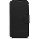 DECODED Schutzhülle - iPhone 14 Plus - Klapphülle - Hülle mit Kartenfach - Hochwertiges Europäisches Leder - Magnet - Komplettschutz - Schwarz
