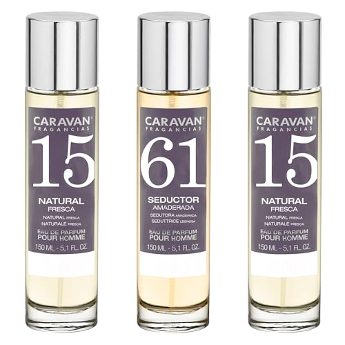 3 x Caravan Herrenparfum Nr. 61 (2) Nr. 15-150 ml.