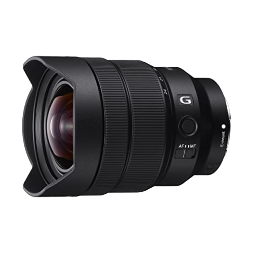 Sony SEL-1224G G Ultra-Weitwinkel-Zoom Objektiv (12-24 mm, F4, OSS, Vollformat, geeignet für A7, A6000, A5100, A5000 und Nex Serien, E-Mount) schwarz