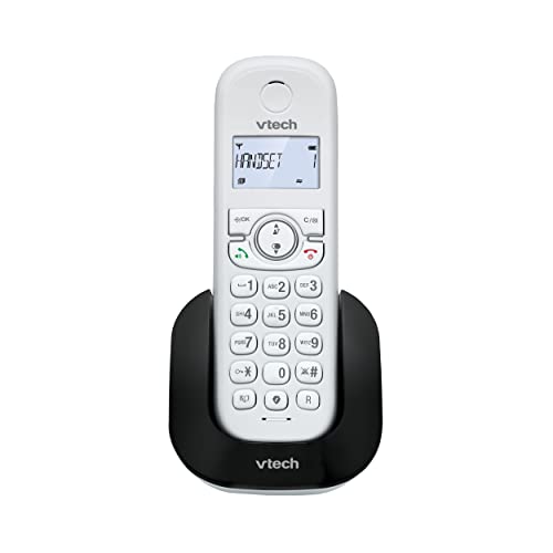 VTech CS1500 DECT Schnurloses Telefon, mit Doppelladung, Festnetztelefon, extra Starkes Hören, Freisprecheinrichtung, Anrufer-ID Anrufer-ID Hintergrundbeleuchtetes Display und Tastatur Weiß