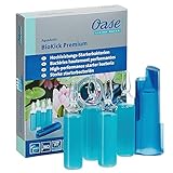 OASE 51280 AquaActiv BioKick Premium 4 x 20 ml für je 10.000 l - hochkonzentrierte Filterbakterien Starterbakterien für Teich Fischteich Gartenteich Schwimmteich