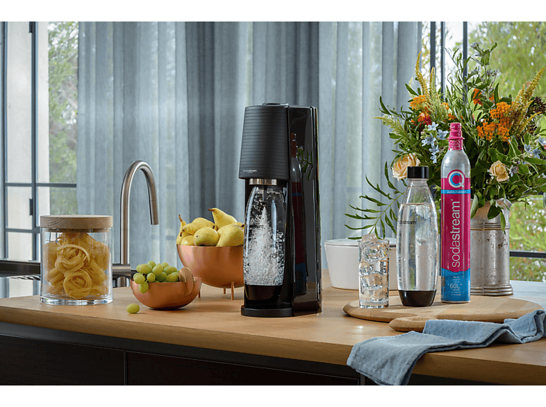 SODASTREAM Terra Vorteilspack Wassersprudler Schwarz