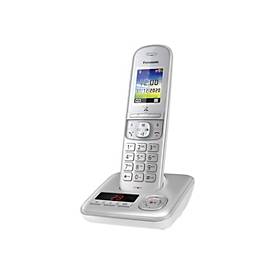 Panasonic KX-TGH720G - Schnurlostelefon - Anrufbeantworter mit Rufnummernanzeige/Anklopffunktion - DECTGAP - dreiweg Anruffunktion - Silver Pearl