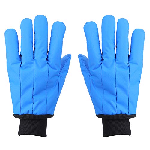 FAMKIT Kryogene Handschuhe, flüssiger Stickstoff, schützend, -200 °C bis -C, niedrige Temperaturbeständigkeit, Arbeitszeit H
