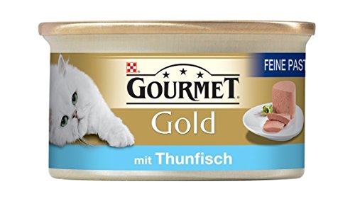 Purina Gourmet Katzenfutter Gold Feine Pastete mit Lamm & grünen Bohnen 85 g