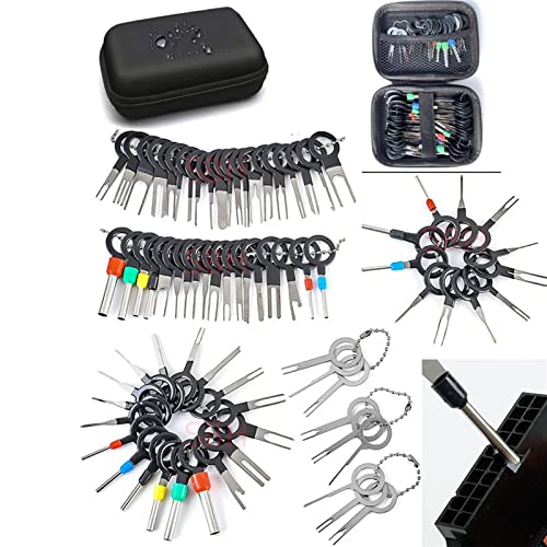 Werkzeugsatz 76/100 stücke Schlüssel für Auto Puller Pin Extractor Stylus Pinout Connector Repair Tool Werkzeugkasten für zu Hause (Color : 76pcs Bag Package)