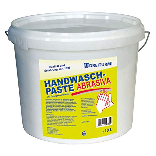 Handwaschpaste Kunststoffbasis Dreiturm Abrasiva 10 L mit feinem Polyurethangranulat