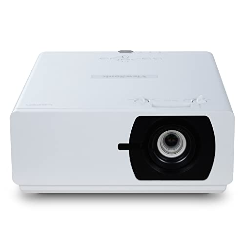 Viewsonic LS900WU Laser DLP Beamer (WUXGA, 6.000 ANSI Lumen, 3x HDMI, 2x 5 Watt Lautsprecher, 1.65x optischer Zoom, 24/7 Betrieb) weiß