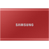 Samsung Portable SSD T7 - Rot, 500GB Dunkelrot