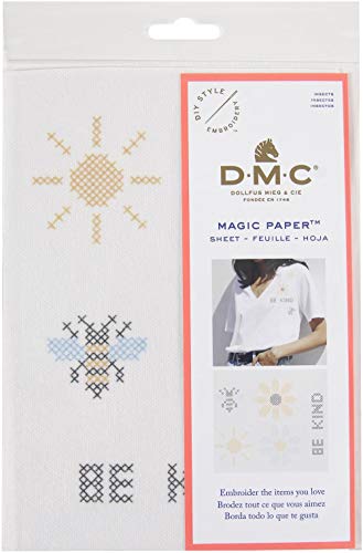 DMC Magic Sheet Kreuzstichvorlage mit Insektenmotiv A5