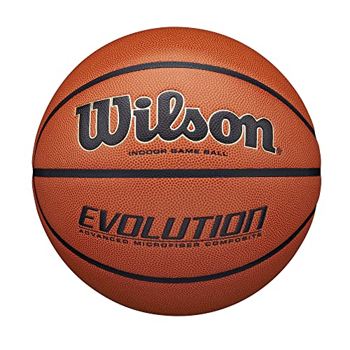 WILSON Unisex-Adult Evolution BSKT EMEA Basketball, Braun, 7