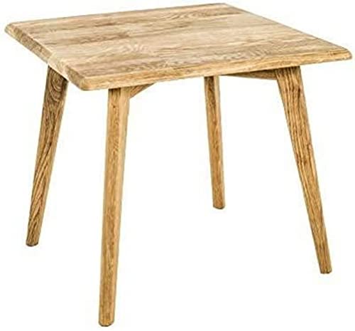 HAKU Möbel Beistelltisch, Massivholz Eiche, 45 x 45 x 45 cm