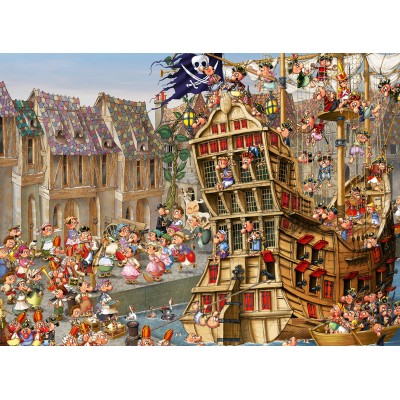 Grafika Fran�ois Ruyer - Piraten 4000 Teile Puzzle Grafika-02992-P