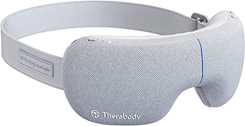 SmartGoggles von Therabody, Biometrisches beheiztes Gesichtsmassagegerät, Bluetooth-fähige Stressabbau-Vibrationsbrille, 3 benutzerdefinierte Modi für Migräne und verbesserten Schlaf mit SmartSense-Technologie