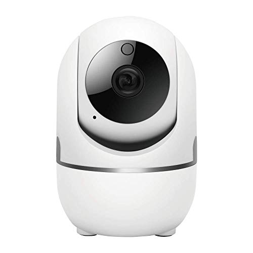 Superior Security iCM001 WiFi Indoor-Überwachungskamera HD 720p 2.4GHz mit Nachtsicht und Zwei-Wege-Audio - Bewegungsabschaltung - Manueller Zoom - 360° Rotation