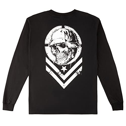 Metal Mulisha Herren Wicked Long-Sleeve T-Shirt, schwarz, X-Groß