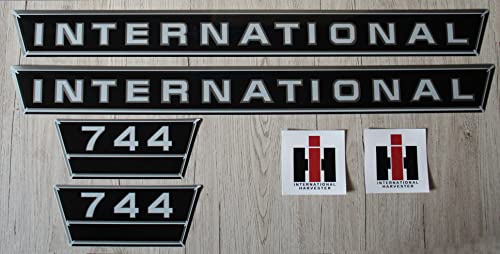 IHC/Mc Cormick Aufkleber international 744 Silber Logo Emblem Sticker Label Set groß