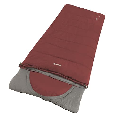 Outwell Contour Lux Schlafsack, red, Links