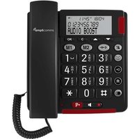 Audioline Amplicomms BigTel 48 Plus - Telefon mit Schnur - Dunkelgrau (ATL1423891)