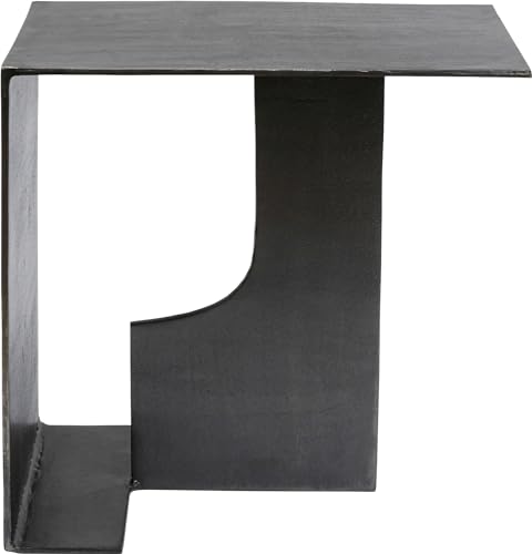 Kare Montagna Beistelltisch, Aluminium, Schwarz, 54x55x28 cm