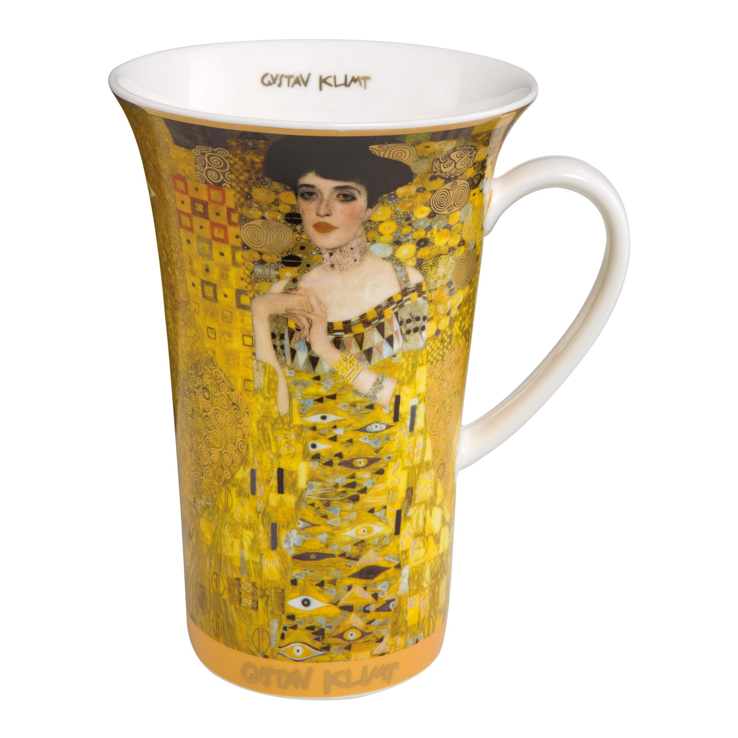 Goebel - Adele Tasse - Henkelbecher- Kaffeebecher - Gustav Klimt- Bone China Höhe 15 cm 0,5 l