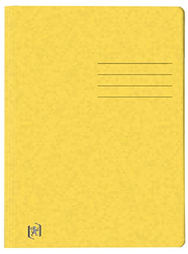 Oxford Schnellhefter A4, aus Karton, gelb, 25 Stück