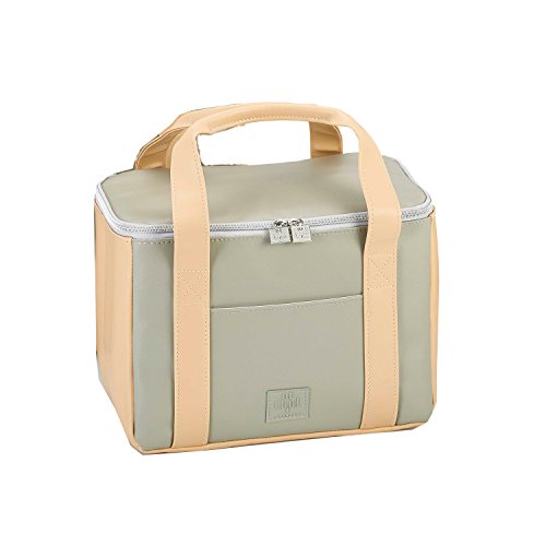 Elegante Be Cool City Kühltasche"Hazelnut" - Einkaufstasche, Schminke-Tasche und Picknick-Tasche in einem. Kühlt und sieht chick aus. Mit ergonomischen Griffen 28x18x21 cm, ca. 10,5 L Volumen
