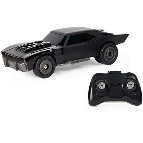 dc comics 6060469 Movie The Batmobile Ferngesteuertes Auto mit offizieller Batman-Film-Styling, Kinderspielzeug für Jungen und Mädchen ab 4 Jahren