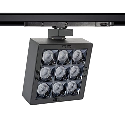 LEDKIA LIGHTING LED-Strahler Marlin 40W für 3-Phasen Stromschiene Neutrales Weiß 4000K 40º