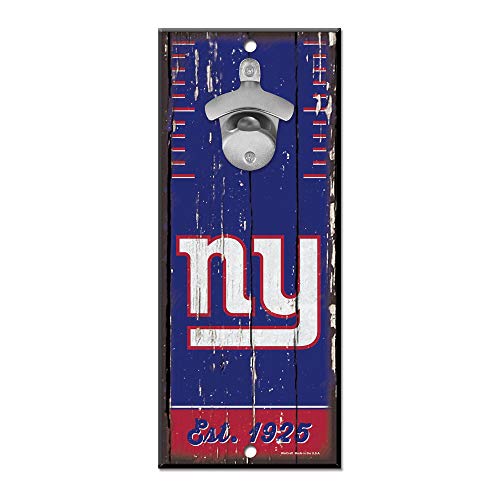 WinCraft New York Giants NFL Schild mit Flaschenöffner