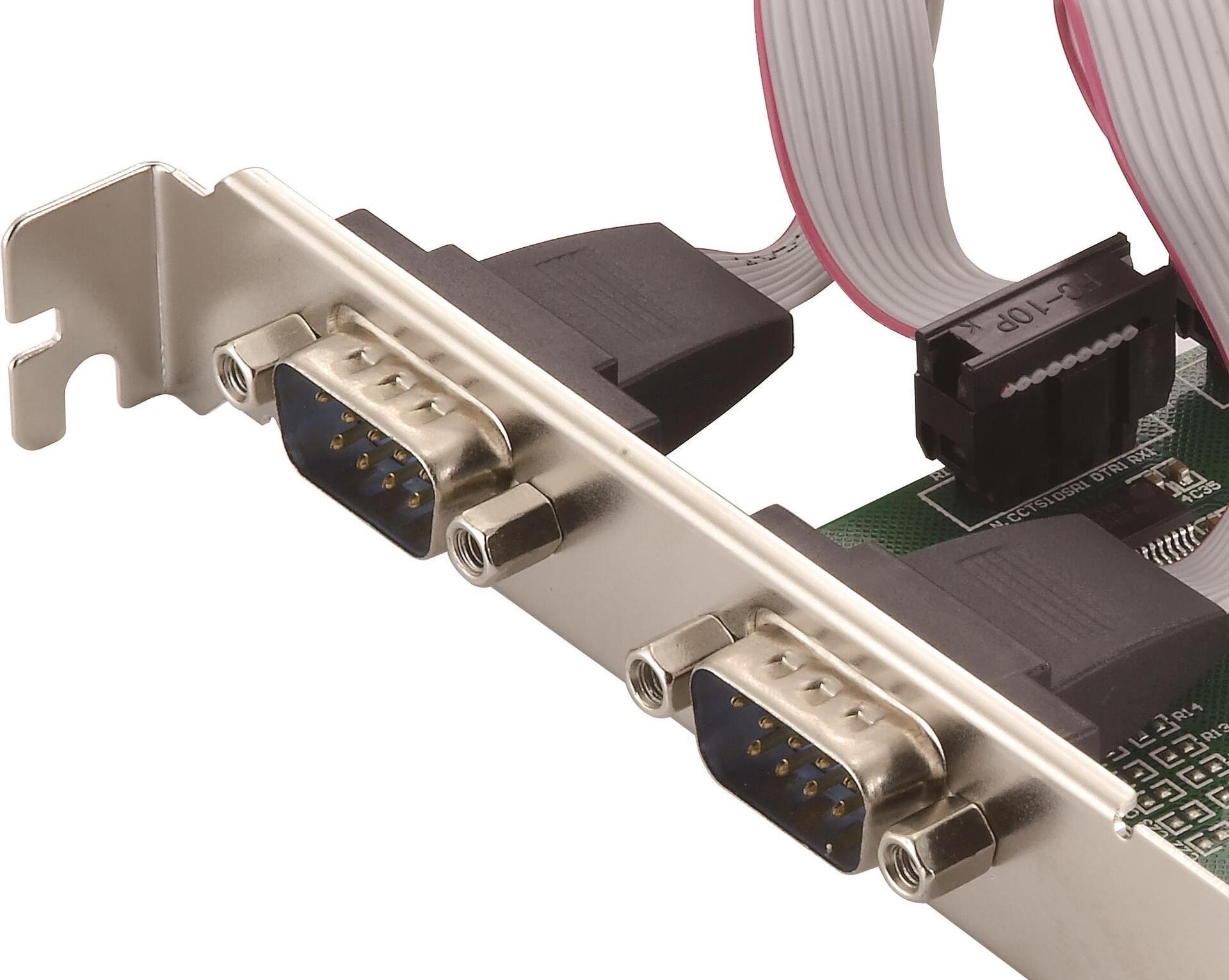 Conceptronic SRC01G - Serieller Adapter - PCIe - RS-232 x 2