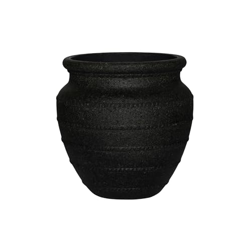 Pottery Pots Plant Pot Phileine S, Sandy Black | Ø: 40,5 x H: 40