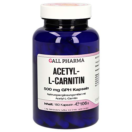 Gall Pharma Acetyl-L-Carnitin 500 mg GPH Kapseln 180 Stück
