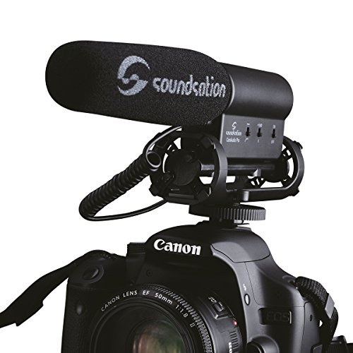 SOUNDSATION-Microfono da registrazione Pro videocamera