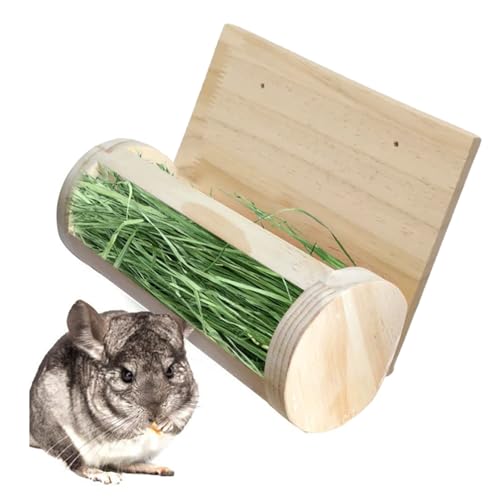 3 Pcs Kaninchen-Heufutterstation, Heukrippe-Kaninchen - Heukrippe aus Holz | Heuständer für Kaninchen, Kaninchen-Heu-Futterstation, Kaninchen-Heu-Halter für kleine Haustiere