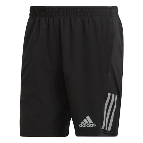 adidas Herren Own The Run Shorts, Black/Refsil, XXL