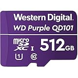 Western Digital WD Purple SC QD101 512GB Smart Video Surveillance microSDXC Card, Ultra Endurance bis zu 256 TBW