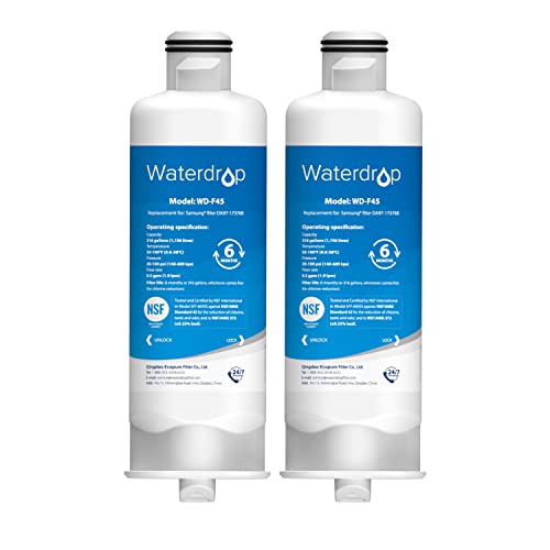 Waterdrop DA97-17376B Kühlschrank Wasserfilter, Ersatz für Samsung HAF-QIN/EXP, DA97-17376B, HAF-QIN, DA97-08006C, 2 Stück