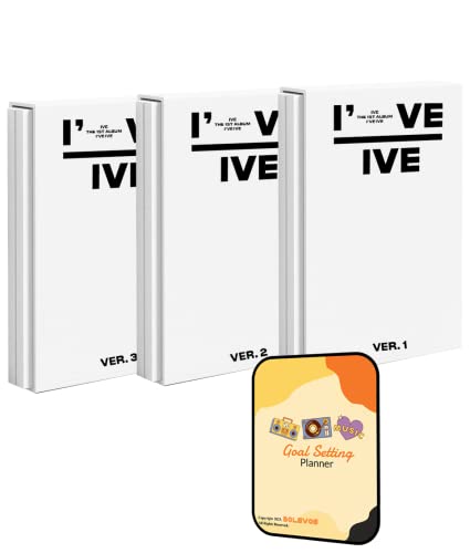 I've IVE IVE Album [Random ver.]+Pre Order Benefits+BolsVos K-POP Inspired Digital Planner, Digital Sticker Pack (THE 1st Album)