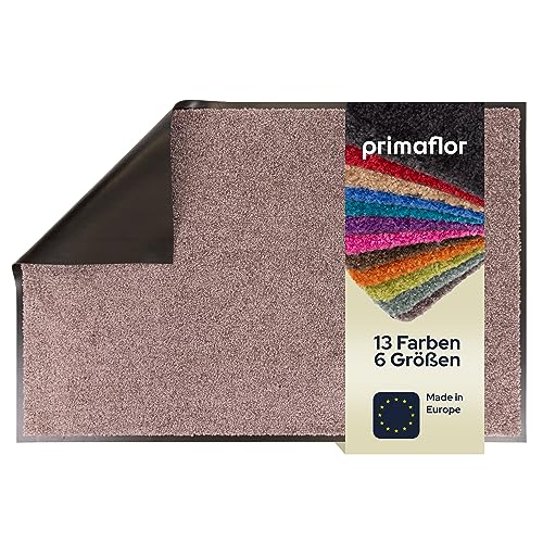 Primaflor Fußmatte - CLEAN, Mauve, 90x120 cm, Verschiedene Größen und Farben, rutschfeste Schmutzfang-Matte, Robuster Tür-Vorlger und Sauberlauf für den Eingang und Flur